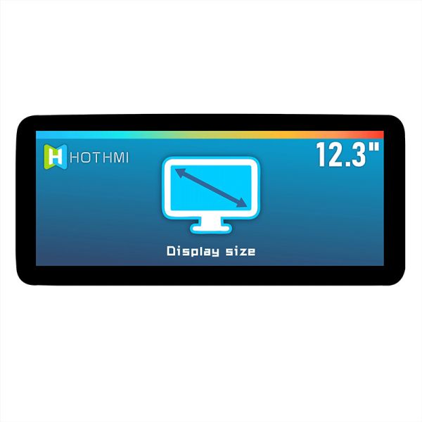 IPS TFT LCD Модуль HI 12,3 дюйма 1920x720 Солнечный свет Читаемый Pcap Монитор TFT Дисплей