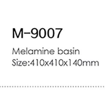 Countertop Mounted Melamine Basin Color Super Thin Edge Bathroom Sink Rectangular Art Hand Wash Basin