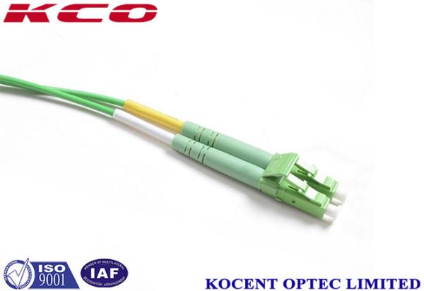 SX MM Fiber Optic Patch Cord , DX  St To Lc Fiber Jumper 60dB Return Loss