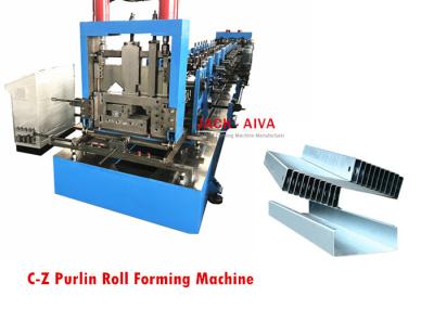 Rolo do Purlin da armação de aço que forma a máquina, máquina de C-Z Purlin Roll Forming