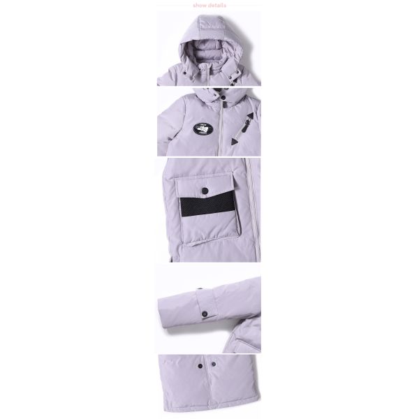 Bilemi Boys Solid Long Hooded Fashion Duck Down Jacket Baby Snowsuit Kids Winter Coat