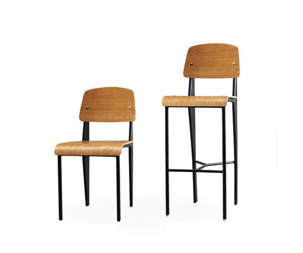 Table de salle à manger en cuir d'aliments de préparation rapide d'unité centrale de table de salle à manger et de chaises de restaurant de contreplaqué