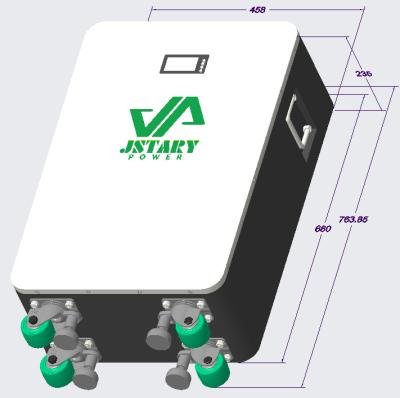 48 Volt 205Ah Solar System Battery Low Maintenance Lithium Battery For Home Solar