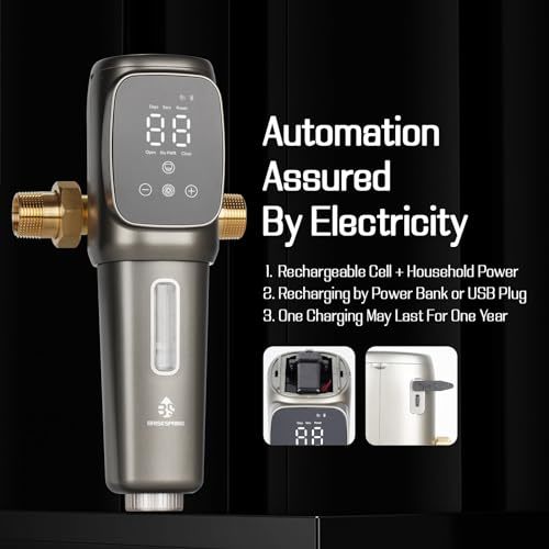 Filtre de sédiments automatique universel pour toute la maison, auto-nettoyant, pour une eau saine et saine