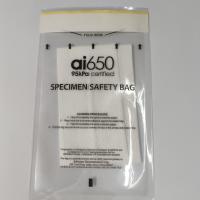 Plastic Safety Lab Biohazard Specimen Bags For Sample Transport