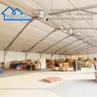Conducir a través de la tienda de almacenamiento impermeable de aluminio de PVC blanco tienda de almacén