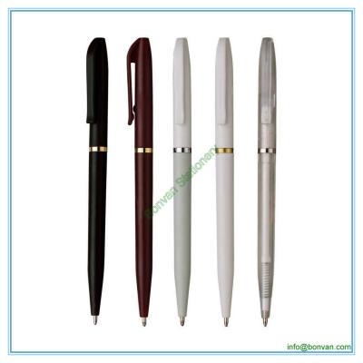 simple twist promotional hotel ballpoint pen, low price pens