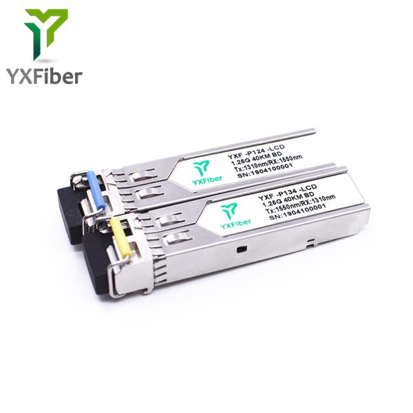 1.25g SFP BIDI 40km LC DDM Module Transceiver