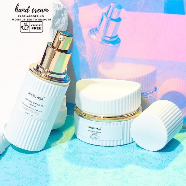 SAGALAGA Moisturizing Hand Cream for Dry Hands 100ml Bottle Custom Logo Hydrating Nail Care Lotion Moisturizing