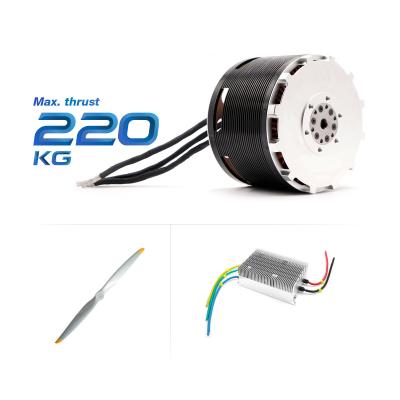 240150 Motor BLDC para dron de carga pesada, empuje de 220 KG, 15 KW