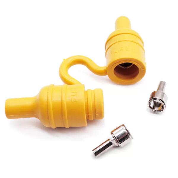 Yellow Orange Plastic Waterproof Inline Glass Fuse holder For 6 X 30mm Fuse