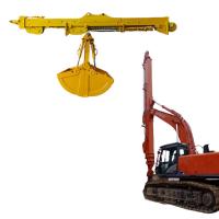 3 Sections Excavator Telescopic Boom Dipper Arm With 0.4cbm To 2.5cbm Bucket