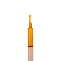 clear amber borosilicate glass ampoule medical cosmetic use