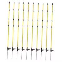 Poteaux ronds en fibre de verre de 120 cm de hauteur 10 mm de diamètre 50 pièces par carton et garantie d'un an pour plusieurs applications