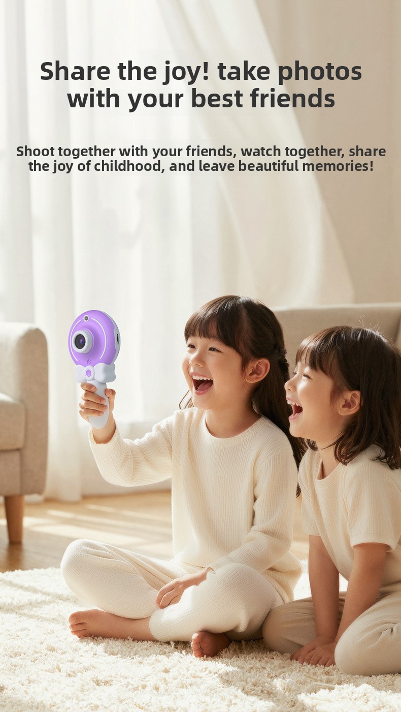 New Cross-Border Magic Wand Children's Camera HD Dual-Camera Video-Capable Cute Cartoon Digital Camera Wholesale
