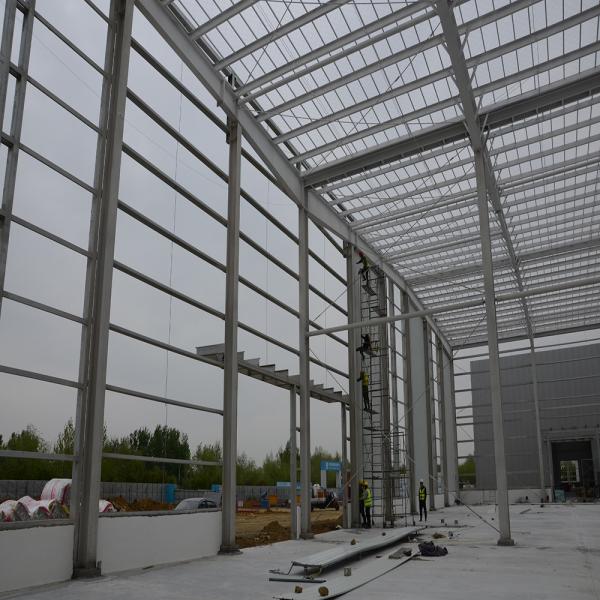 Large Span Steel Structure Shed with Q235 Q345 High Strength Steel