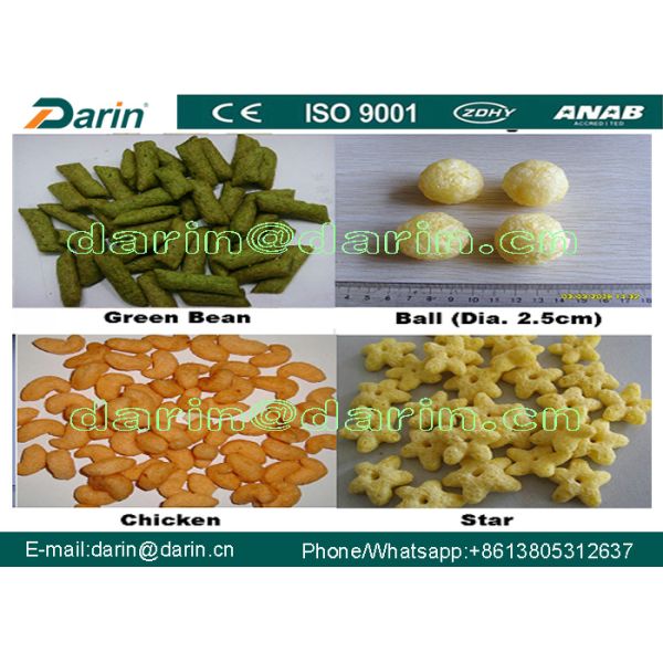 Extrusora soprada do alimento/inflamento da extrusora do alimento/do alimento petisco do milho que faz a máquina