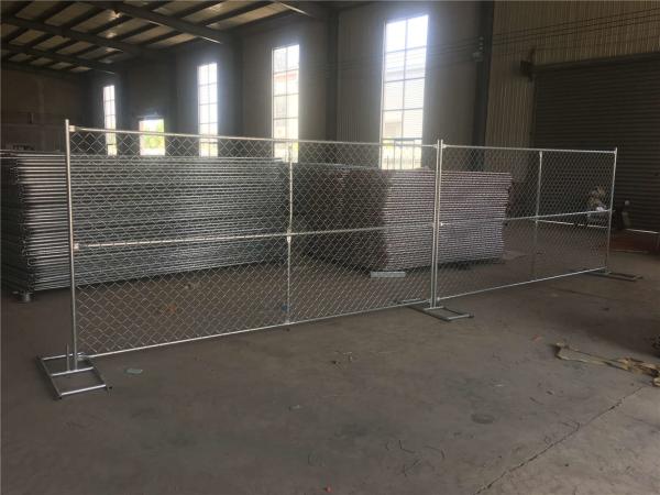 chain link temporary construction fence panels 6FT X 10F Mesh 2 3/8  x 2 3/8 ( 60mm x 60mm ) x 12 gauge wire