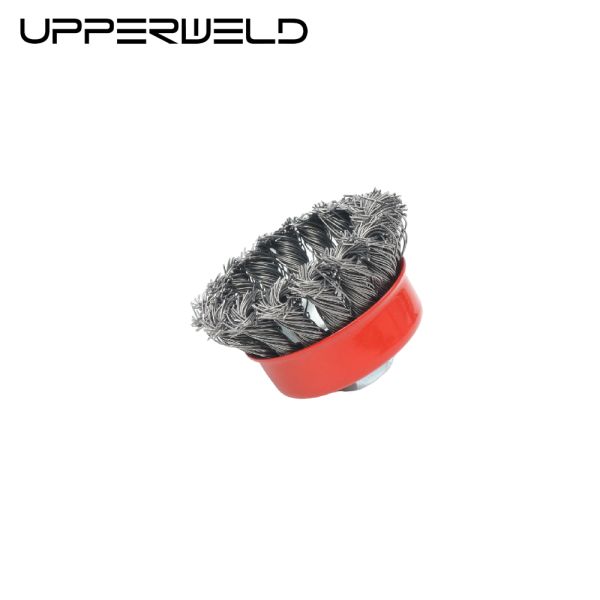 Поддержка на заказ 3 дюйма Скрученная проволока для сварки расходных материалов M14 * 75 * 2 мм