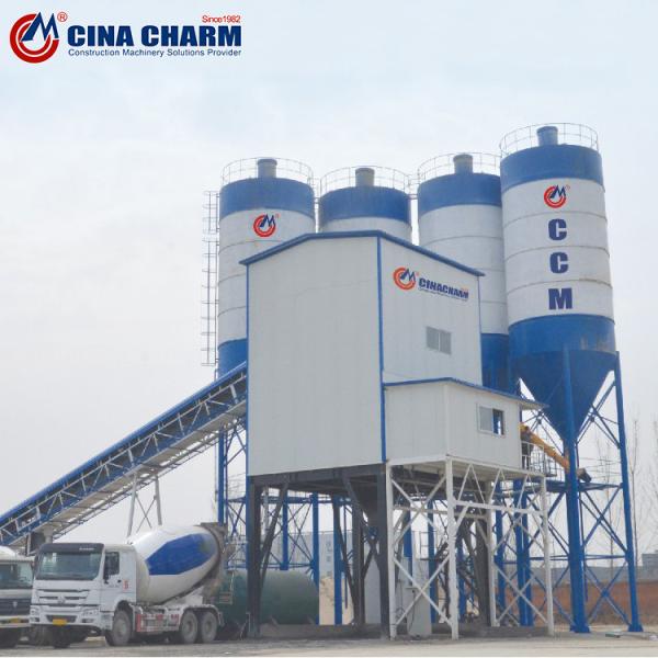 Skip Hopper HZS25 3.8M Concrete Ready Mix Plants