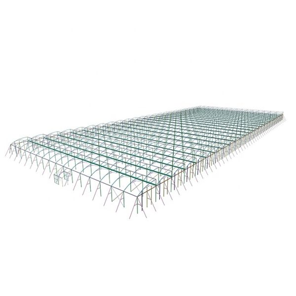 IGreen Saw Tooth Roof Vent Multi Span Plastic Greenhouse for Agriculture