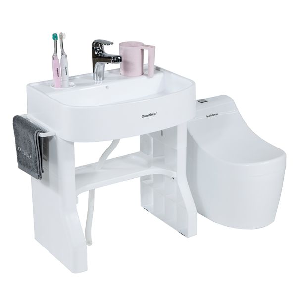 White Plastic Children'S Wash Basin Stand With Acceptable OEM ODM