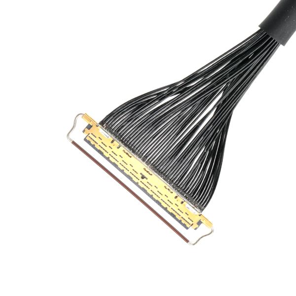 Dual 20454-050E LVDS/MIPI Cable, 38AWG PTFE Shielded High-Speed
