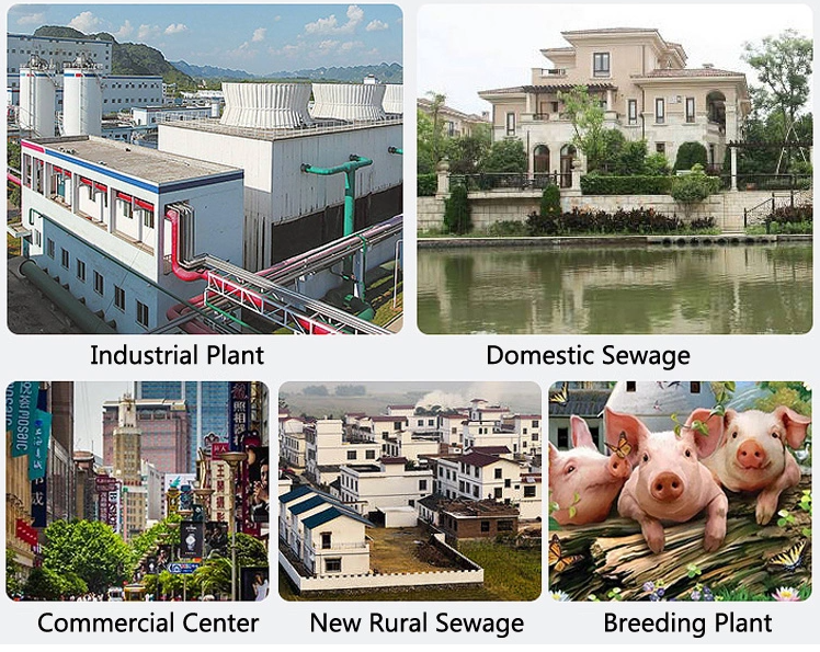 1.38kW Commercial Center Underground Wastewater Treatment Plant Carbon Steel