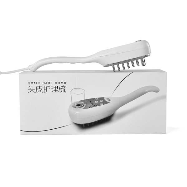 Peine de terapia de crecimiento capilar láser portátil / Cepillo masajeador del cuero cabelludo para calmar los nervios