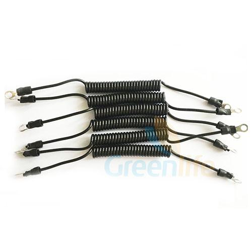 8CM Tail Coiled Security Cable
