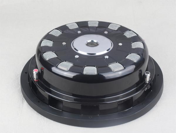 Aluminium Cone Mid Range Car Speakers , Car Music Woofer Vented Design