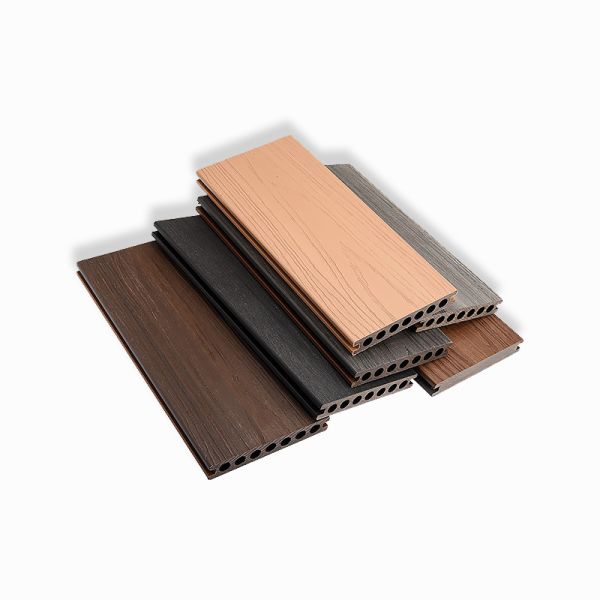 138x23mm WPC Outdoor Decking 3D Embossed Co Extrusion Waterproof Exterior Flooring Patio Garden