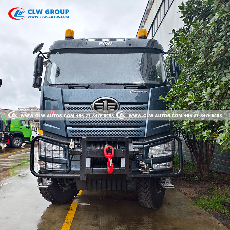 FAW J6P 6×6 25-Ton Off-Road Cargo Truck with 390HP Engine and 10-Ton Winch for Heavy Duty Mining & Logistics