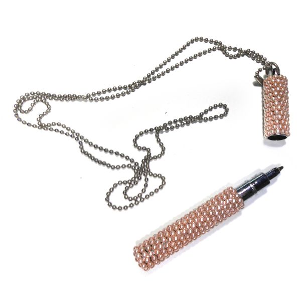 Fully Handmade Rotary Keychain Mini Pen , 80mm Mini Metal Pen