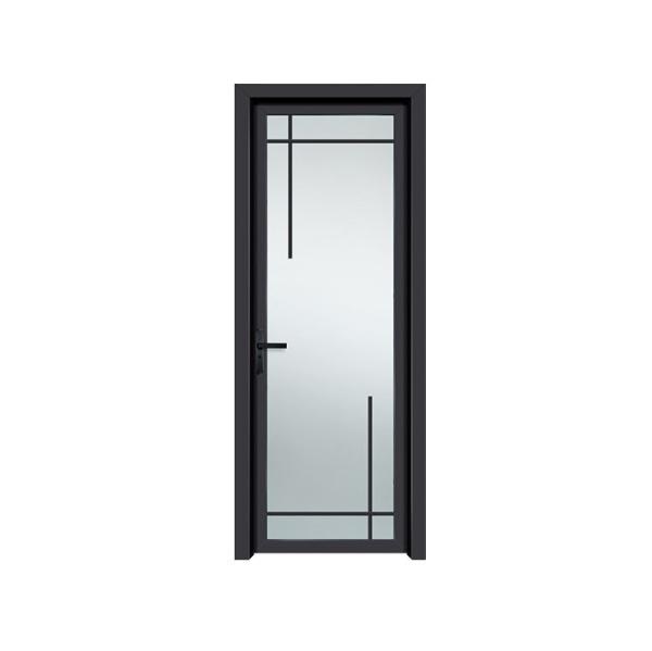 Waterproof Aluminum Casement Doors Multi Pattern For Bathroom