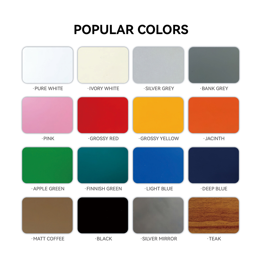 3mm Aluminum Composite Material For Interior Wall Decoration Commercial Projects