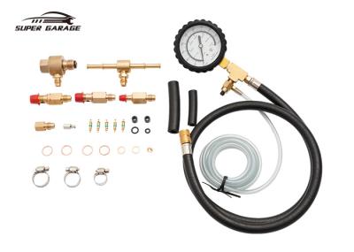 Fuel Injection Pressure Test Kits Gauge Set 0-100Psi 0-700Kpa With Fittings