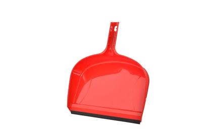 Clip On Heavy Duty Dustpan Blue Plastic Easy Grip Rubber Edge Detailed Sweeping Debris