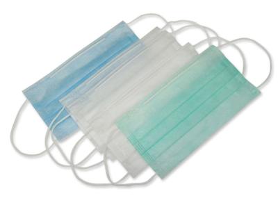 Latex Free Disposable 3 Layer Face Mask High Filtration No Irritating To Skin