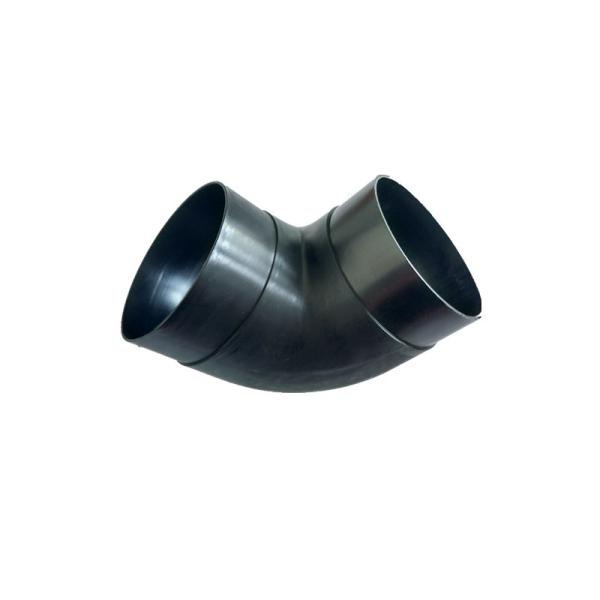 Heater Spare Parts Black Elbow Corrugated Plastic Pipe For 2KW Air Parking Heater Ducting