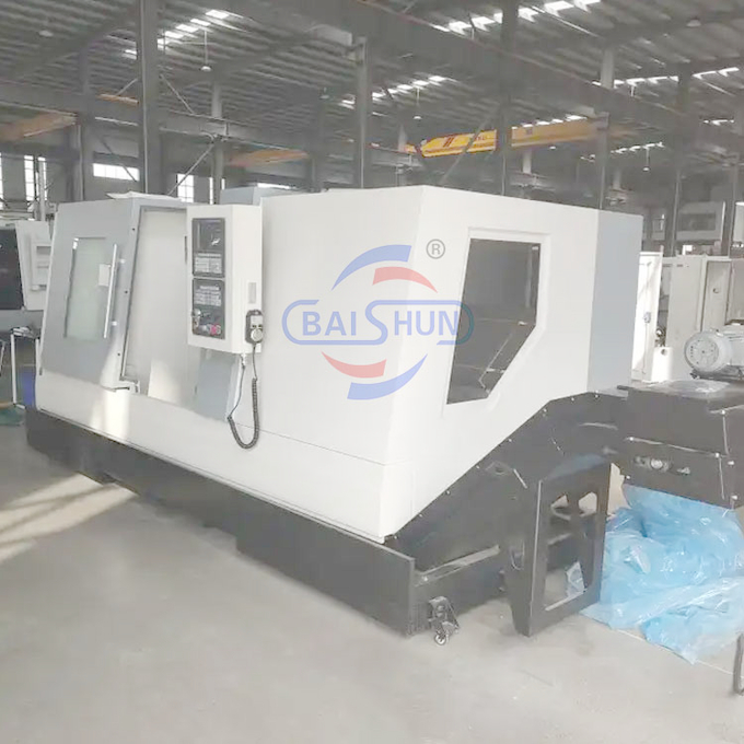Горизонтальное наклонное легло крутящего станка TCK550 OEM