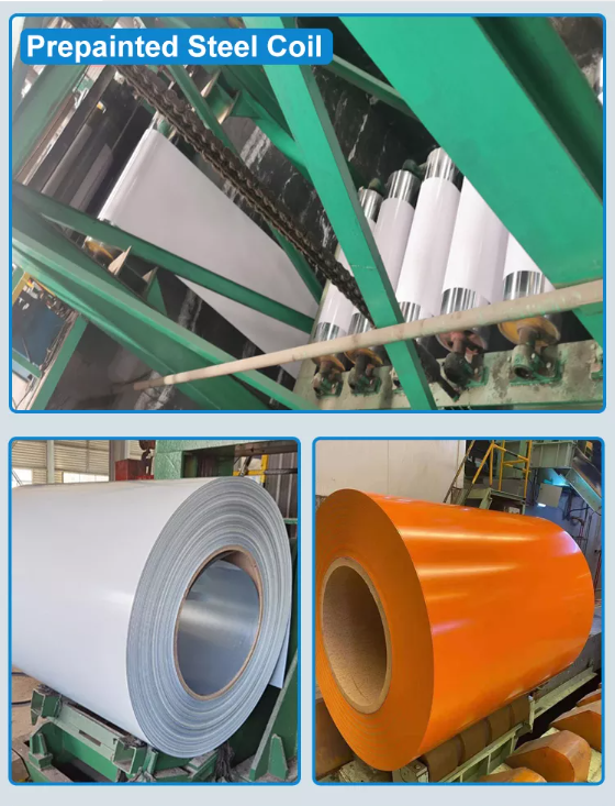 Цвет PPGL/гальванизированная PPGI стальная катушка RAL ISO 600 до 1250mm ASTM