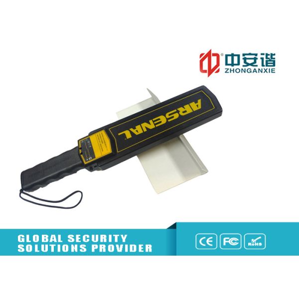 Government Buildings Handheld Metal Detector , Body Security Metal Wand Detector