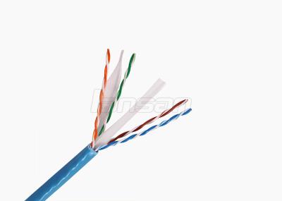 4P torceu o cabo ethernet de cobre contínuo da rede de Cat6 Lan Cable 350Mzh