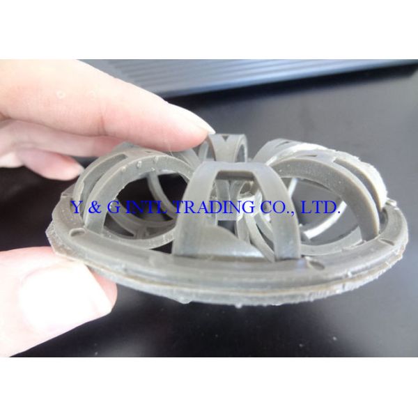 Mass Transfer Efficiency Plastic Tellerette Random Packing Transparent Or Customized Color