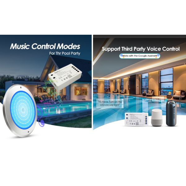 водонепроницаемый PAR56 светодиодный бассейн 316 SS ABS корпус сверхтонкий 7,5 мм смолой заполненная стена Монтируется 230MM 18W 25W DC AC12V