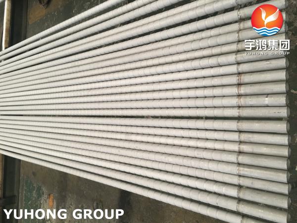 Enhanced Heat Transfer Tube Finning ASTM A213 TP316L Corrugated Type For Heat Exchanger