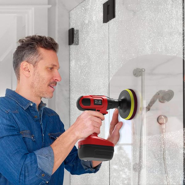 Drill Brush 100mm Heavy Duty Scouring Pads 4 Inch Household Cleaning