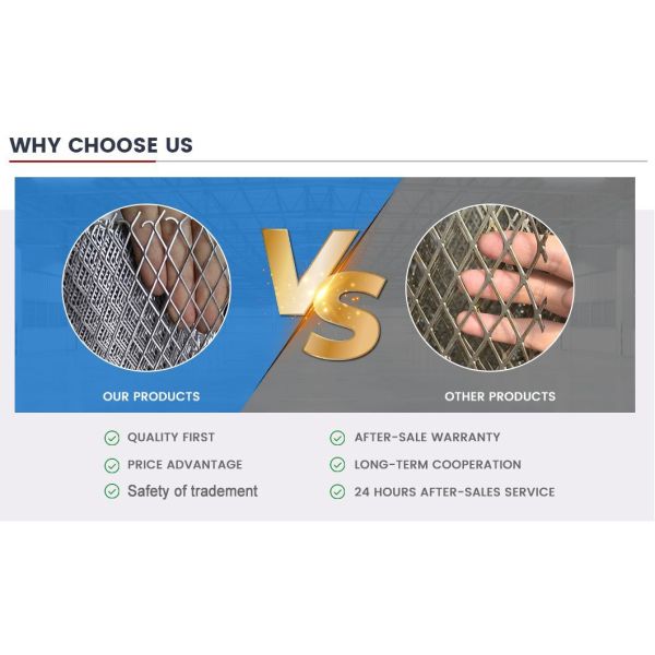 Tamaño personalizado 304 201 310 316 Aluminio acero inoxidable malla metálica expandida para fachada de pared