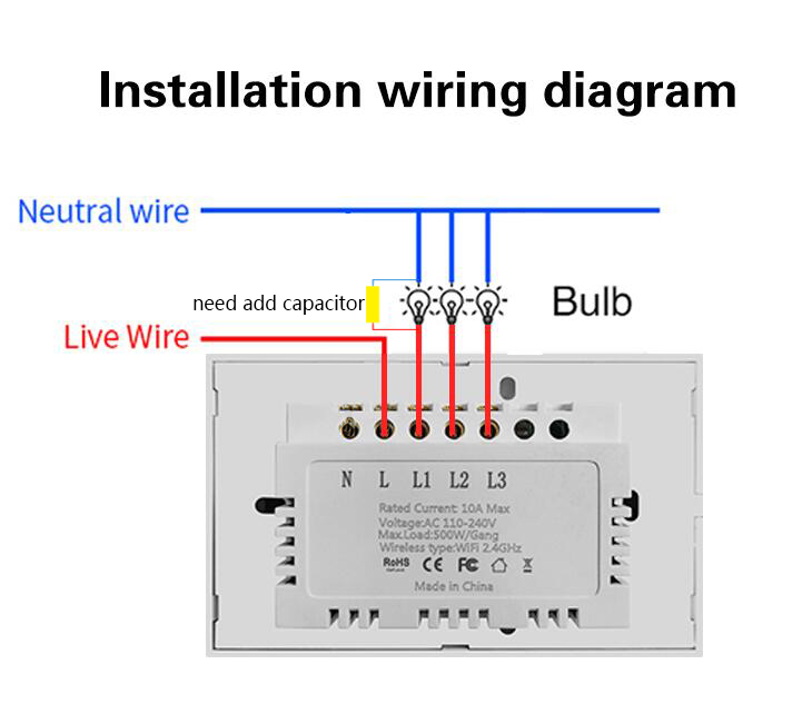 Панель из закаленного стекла, 2 группы, 110 В, Tuya Zigbee, переключатель выключения/включения Smart Life, приложение Wi-Fi, выключатель питания для домашней автоматизации